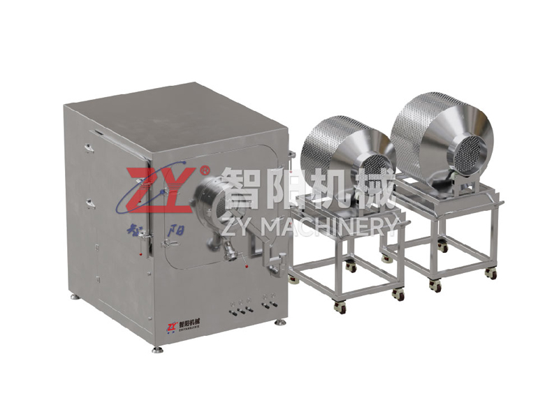 Process robustness of tablet coating machine during film coating and spraying technology